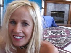 Fantastic mature blonde gets fucked and filled